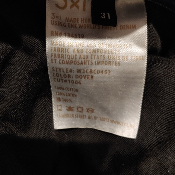 3x1 Boyfriend Higher Ground Jeans - Picture 8 of 8